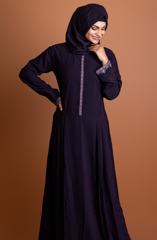 Hand Embroidered Daily Wear Abaya